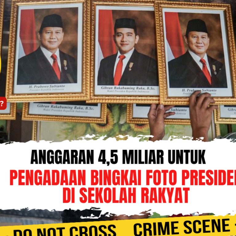 Anggaran 4,5 Miliar Untuk Pengadaan Bingkai Foto Presiden di Sekolah Rakyat. Ukuran Segede Gajah? | Ep. 2726