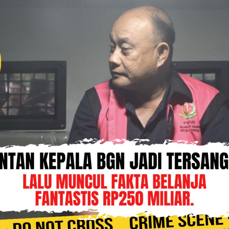 Mantan Kepala BGN Jadi Tersangka, Lalu Muncul Fakta Belanja Fantastis Rp250 Miliar. Apa Saja Ya? | Ep. 2739