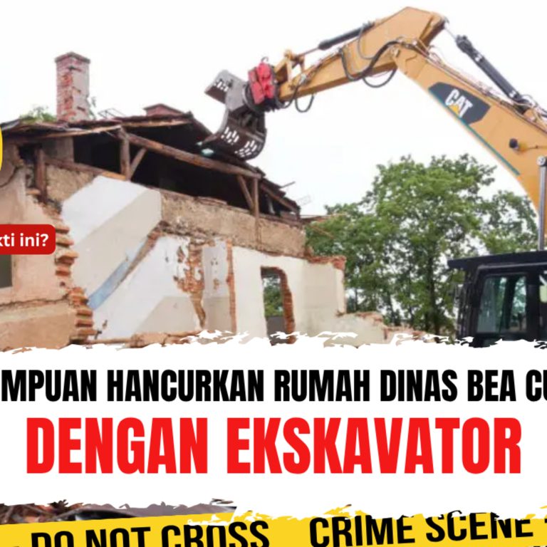 Perempuan Hancurkan Rumah Dinas Bea Cukai dengan Ekskavator. Siapa Perempuan sakti ini? | Ep. 2760